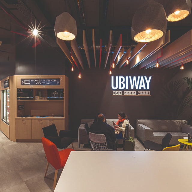 Clicwall wall panels in retail